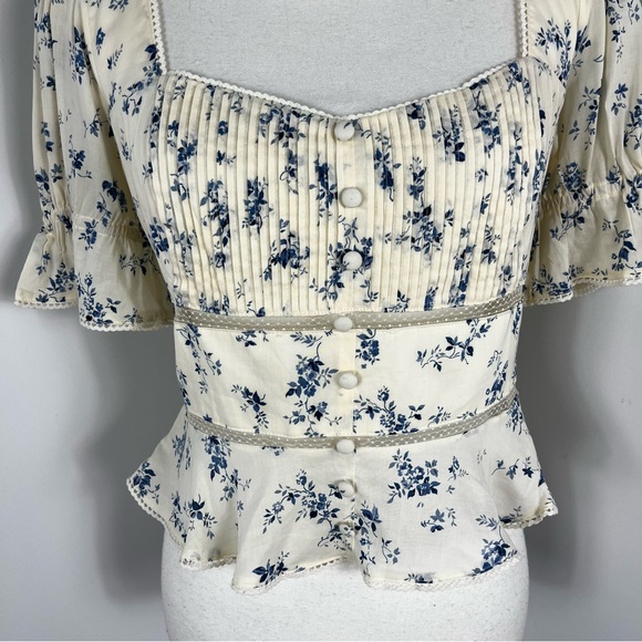 NEW Reformation Daphne floral top - Picture 5 of 10